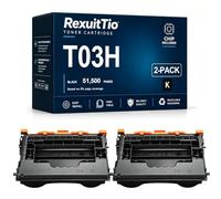 T03H Reemplazo de Cartucho de tóner Compatible de Alto Rendimiento para 2725C001AA (T03H) con el último Chip, se Ajusta a la Impresora láser Canon Advance 525 615 715III 527 617 717, Negro