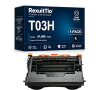 T03H Reemplazo de Cartucho de tóner Compatible de Alto Rendimiento para 2725C001AA (T03H) con el último Chip, se Ajusta a la Impresora láser Canon Advance 525 615 715III 527 617 717, Negro