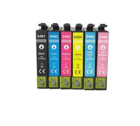 T0481 T0482 T0483 T0484 T0486 Cartucho de Tinta Compatible con los Modelos de Impresora Stylus Photo R200 R220 R300 R300M R320 R340 RX500 RX600 RX620 RX640(2SET BK C M Y)