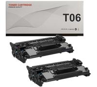 T06 Pack 2 Cartuchos de Toner Negro Compatible con Canon 3526C002 (2 X 20.000 pag)