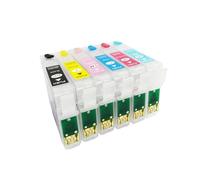 T0801 T0802 T0803 T0804 T0805 T0806 Cartucho de Tinta Recargable VACÍO Compatible con Stylus Photo P50 PX630 PX650 PX660 PX700W PX701W PX720WD PX730WD