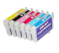 T0801 T0802 T0803 T0804 T0805 T0806 Cartuchos de Tinta Recargables VACÍOS compatibles con Stylus Photo P50 PX630 PX650 PX660 PX700W PX701W PX720WD PX730WD