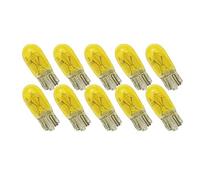 T10 bombillas halógenas w5w 194 168 501, lámpara halógena, bombilla CC, 12 V, 5 W, amarillo, para luz de aparcamiento lateral de coche