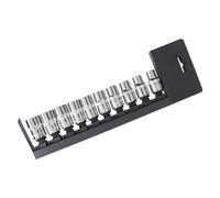 T1063 Silverline Enchufe Juego 1.3cm Disco Métrico 10 Piezas 10-19mm