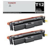 T12 Pack 2 Cartuchos de Toner Negro Compatible con Canon 5098C006