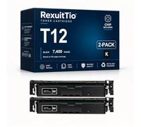 T12 Reemplazo de Cartucho de tóner Compatible de Alto Rendimiento para T12BK con el último Chip, se Ajusta a la Impresora láser Canon i-SENSYS XC1333i C1333iF C1333P, Negro