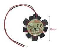T124010DL DC 12V 0.1A 2PIN 37mm Carte Graphique Fan For ASUS HD4550 HD5570 Graphics Card Fan