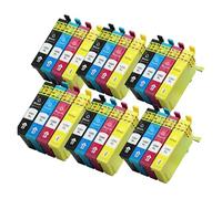 T1295 Multipack (T1291 T1292 T1293 T1294) Cartucho de Tinta Repuesto Compatible con impresoras Epson Stylus SX435W SX235W y Workforce WF-3520 WF-3540(6SET)
