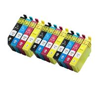 T1295 Multipack (T1291 T1292 T1293 T1294) Cartucho de Tinta Repuesto Compatible con impresoras Epson Stylus SX435W SX235W y Workforce WF-3520 WF-3540(3SET)