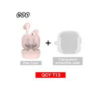 (T13 Rosa con Estuche) QCY T13 Auriculares Inalámbricos Inteligentes BT5.1 TWS Auriculares con 4 Micrófonos