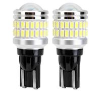 T15 Bombillas LED W16W, 2 Piezas 12V LED Bombillas 6500K Superbrillantes Blanco 864LM para Coche Motocicleta Luces Indicadoras de Dirección Laterales Luz Interior Luz de Marcha Atrás Luz de Matrícula