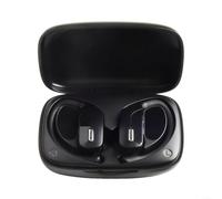 T17 In Ear Kopfhörer Kabellos mit Ohrbügel Sport ABS Wireless Earbuds leicht Schwarz Kompakt Sport Kopfhörer Kabellos sicheren Halt beim Joggen 5.0 Earbuds 10m Reichweite für aac Sound In Ear