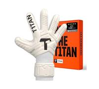 T1TAN Classic 1.0 White-out - Guantes de Portero - sin protección para los Dedos - Guantes de fútbol para porteros - Talla 6