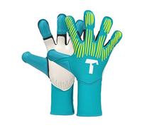 T1TAN Rebel 2.0 Sky Blue (FP) - Guantes de Portero - Guantes de fútbol para porteros - con protección para los Dedos - Talla 8