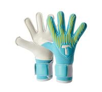 T1TAN Rebel 2.0 Sky Blue Junior - Guantes de Portero para niños - Guantes de fútbol para porteros - sin protección para los Dedos - Talla 6
