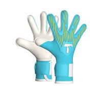 T1TAN Rebel Sky Blue Junior (FP) - Guantes de Portero para niños - Guantes de fútbol para porteros - con protección para los Dedos - Talla 6