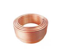 T2 Red Copper Hollow Water Heater Engineering Machinery Lubricating Oil Pipe Cooling Equipment Soft Coil (Size: 1 Meter, Color: 0D6.35mm Thick 0.7mm)