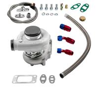 T3 Universal Fit 50 A/R T4 063 A/R con alimentación de aceite y líneas de retorno compatibles con varios vehículos