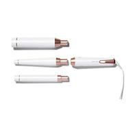 T3 Whirl Trio varita para peinados con 3 barriles intercambiables y 5 configuraciones de calor, incluye recta de 25mm y cónica de 32mm-19mm