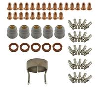 T30 PC210 Viper Cut 30 Cobra-UNIMIG MEGA Wia Cutmatic 45 MC108-0 Parker Surecut SCP2524-10 SCP2504 SCP2506 SCP2530-6, incluye electrodos cabezales de corte Vortex anillos de fijación guía de soporte