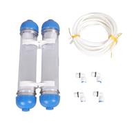 T33 - Carcasa de filtro de dos etapas para mantenimiento de acuarios, solución de agua transparente, filtro de agua