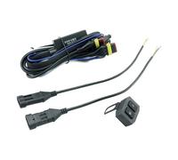 T42C-Motorcycle luz Led antiniebla, arnés de cableado, Interruptor de Cable de relé, Cable de Foco de Moto Alto y Bajo for UTV ATV