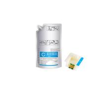 T46C8 T46C2 T46C3-4 Bolsa de Tinta Compatible 4X Paquete de Tinta de sublimación Compatible con Suministros de Impresora SC-F6370 SC-F9470 SC-F9470H F6370 F9470 F9470H(Cyan)