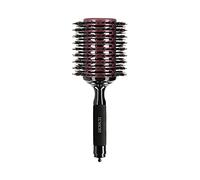 T4B Lussoni Natural Style Cepillo Redondo de Modelado Profesional para Cabello, Madera, Cerdas de Jabalí, Ventilado, Cerámico, Ergonómico, Ionizante, Antiencrespamiento, Resistente al Calor, 65 mm