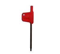 T5-T6 T7 T8 T9 T15-T20 Claves de bandera roja en forma de ciruela estándar para herramientas giratorias portaherramientas organizadores para caja de herramientas estándar y métricas