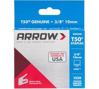 Grapas T50 10 mm (3/8") caja 1250