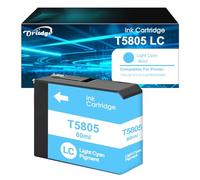 T5805 - Cartucho de tinta cian claro para Epson T5805 T5805 (compatible con Epson Stylus Pro 3800 (1 cian claro)
