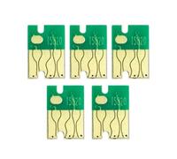 T582000 T5820 Mantenimiento Kit de restablecimiento de Chip de Tinta Compatible con Surecolor P800 SC-P800 Surelab D700 D870 DX100(Tank Chip X5)