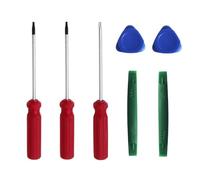 T6 T8H T10H - Juego de destornilladores Torx con 2 spudgers de nailon, 75 mm, juego de herramientas de reparación para PS3, PS4, PS5, Xbox One, Xbox 360 Controller y consola