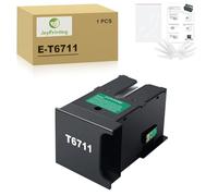 T6711 Caja de mantenimiento de repuesto para impresora Epson C13T671100, funciona con impresora WF-3010, WF-3520, WF-3530, WF-3540, WF-3620, WF-3640D, WF-7110, WF-7210, WF-7610, 1 unidad
