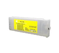 T6941 T6942 T6943 T6945 Recarga de Tinta Cartucho 700ML, Compatible con Epson T3000 T5000 T7000 T3200 T5200 T7200 T3270 T5270 T7270(Empty Refill-Y)