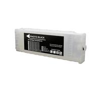 T6941 T6942 T6943 T6945 Recarga de Tinta Cartucho 700ML, Compatible con Epson T3000 T5000 T7000 T3200 T5200 T7200 T3270 T5270 T7270(Empty Refill-PBK)