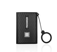 T7 - Funda de silicona para Samsung T7 portátil SSD de 1 TB 2 TB y 500 GB, resistente a los arañazos, ligera, color negro