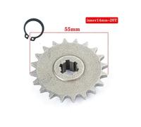 (T8F 20T) Piñón delantero nuevo T8F 11 13 14 17 20 dientes 11T 13T 14T 17T 20T 2 tiempos 47cc 49cc mini