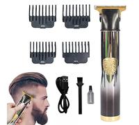 T9 Electric Hair | Profesional T9 Mens T-Blade Hair s | Cortador de pelo inalámbrico T-Blade para bigotes, cabello de nariz, aseo con 4 guías Peine J-