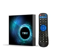 T95 Android TV Box - Allwinner H616 Quad-Core, 4GB RAM 128GB de almacenamiento, Android 10.0, 4K Media Player, WiFi de doble banda y Bluetooth, reproductor de gran capacidad