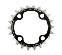 TA Plato Chinook, 4 brazos, interior, círculo de agujeros de 64 mm negro 22 dientes