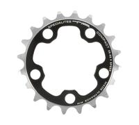 TA Plato Compact, 5 brazos, 58 mm Círculo de cambios negro 22 dientes