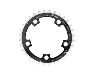 TA Specialities Compact Speed Chainring, Silver Black Middle 36T