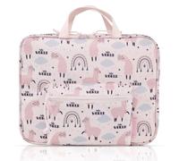 TA Trend Atelier Bolsa para tiptoi y Sistemas de Aprendizaje interactivos con lápices de Audio - Bolsa de Almacenamiento y Transporte para Libros, Accesorios y Tablet Infantil (Lama-Rosa)