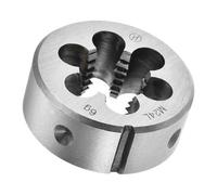 TA-VIGOR 1 troquel de rosca ajustable M24 x 3, herramienta de aleación de acero para mano izquierda, troquel redondo para procesar, corregir o limpiar roscas externas (metal, plástico)