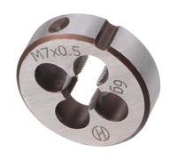 TA-VIGOR 1 troquel de rosca ajustable M7 x 0,5 mm, herramienta de aleación de acero para mano derecha, troquel redondo para procesar, corregir o limpiar roscas externas (metal, plástico)