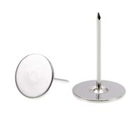 TA-VIGOR 20 chinchetas de cabeza plana resistentes, tachuelas decorativas para pared, muebles, tablero de corcho y tablón de anuncios, tachuelas de tapicería de 19 x 30 mm para uso en casa, oficina y