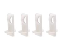 TA-VIGOR 20 clavijas de soporte de estante de plástico, clips de estante de gabinete de 5 mm, accesorios de instalación de muebles de bloqueo de estante para suministros de estantes de libros de