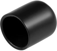 TA-VIGOR 50 tapas de goma para extremos, 11 mm de diámetro interior, redondas, flexibles, protectores de rosca, cubiertas de vinilo negro, cubiertas de goma para tornillos, tubos, cables, cables, etc