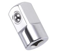 TA-VIGOR Adaptador de enchufe de 1/4 pulgadas (F) x 1/2 pulgada (M), reductor de acero al cromo vanadio con retención de bola, adaptador de 1/4 a 1/2 para trinquetes y herramientas manuales